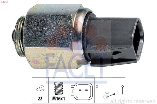 Obrázok Spínač cúvacích svetiel FACET Made in Italy - OE Equivalent 76242