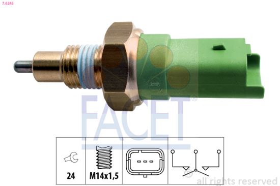 Obrázok Spínač cúvacích svetiel FACET Made in Italy - OE Equivalent 76245