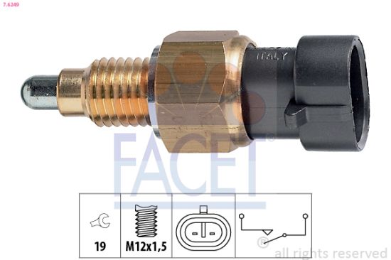 Obrázok Spínač cúvacích svetiel FACET Made in Italy - OE Equivalent 76249