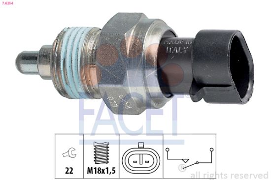 Obrázok Spínač cúvacích svetiel FACET Made in Italy - OE Equivalent 76254