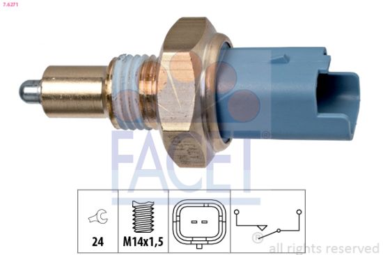 Obrázok Spínač cúvacích svetiel FACET Made in Italy - OE Equivalent 76271