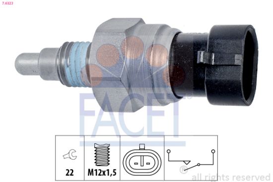 Obrázok Spínač cúvacích svetiel FACET Made in Italy - OE Equivalent 76323