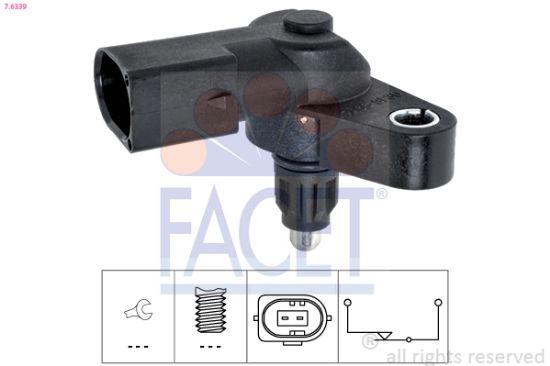 Obrázok Spínač cúvacích svetiel FACET Made in Italy - OE Equivalent 76339