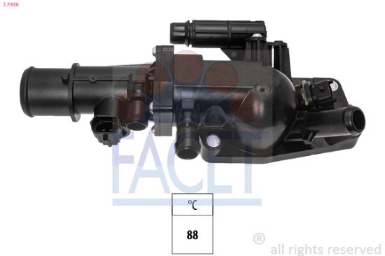 Obrázok Termostat chladenia FACET Made in Italy - OE Equivalent 77936