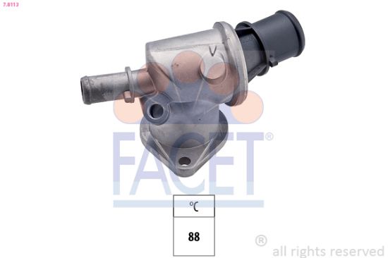 Obrázok Termostat chladenia FACET Made in Italy - OE Equivalent 78113