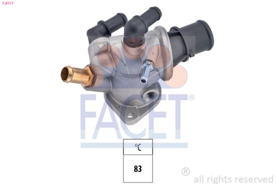 Obrázok Termostat chladenia FACET Made in Italy - OE Equivalent 78117
