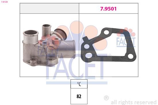 Obrázok Termostat chladenia FACET Made in Italy - OE Equivalent 78128