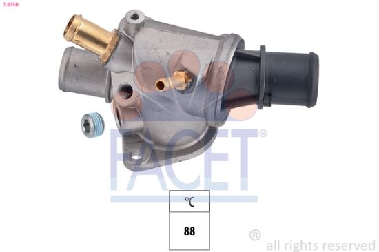 Obrázok Termostat chladenia FACET Made in Italy - OE Equivalent 78150