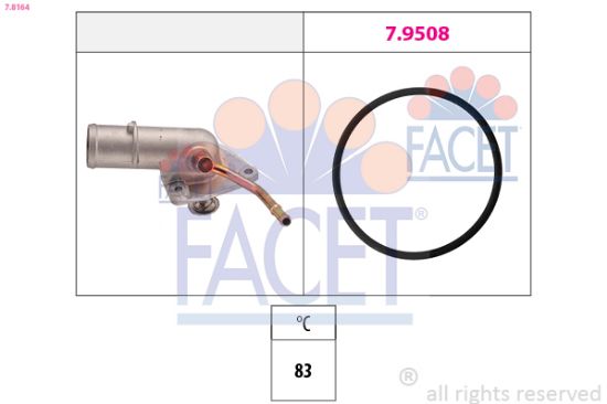 Obrázok Termostat chladenia FACET Made in Italy - OE Equivalent 78164