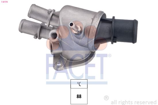 Obrázok Termostat chladenia FACET Made in Italy - OE Equivalent 78170
