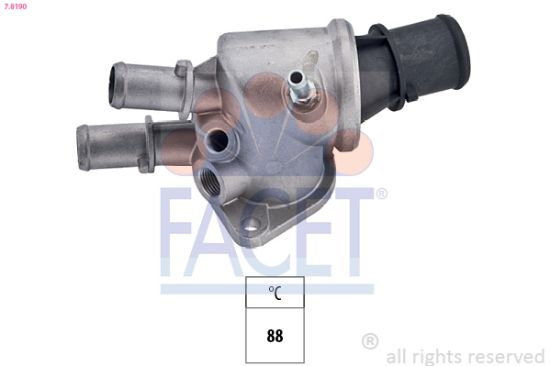 Obrázok Termostat chladenia FACET Made in Italy - OE Equivalent 78190