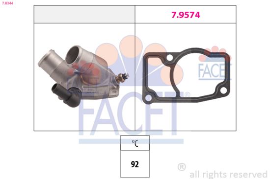 Obrázok Termostat chladenia FACET Made in Italy - OE Equivalent 78344