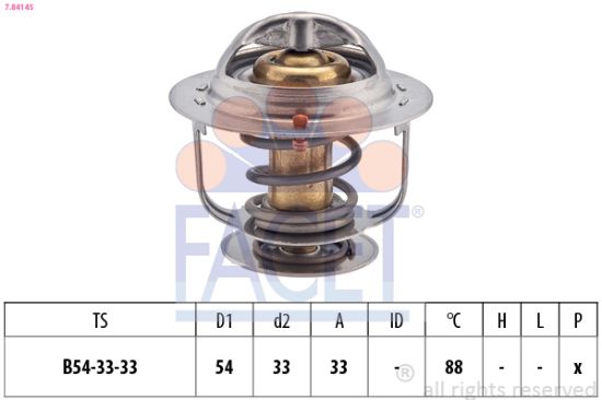 Obrázok Termostat chladenia FACET Made in Italy - OE Equivalent 78420