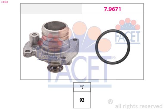 Obrázok Termostat chladenia FACET Made in Italy - OE Equivalent 78458