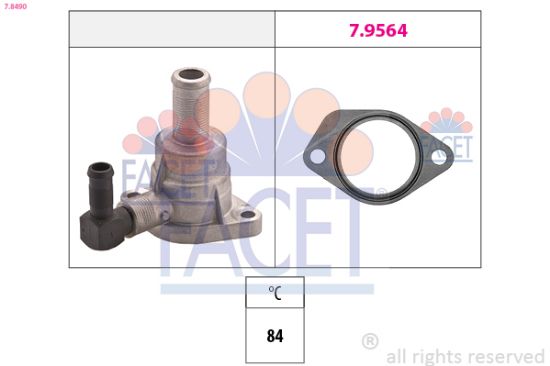 Obrázok Termostat chladenia FACET Made in Italy - OE Equivalent 78490