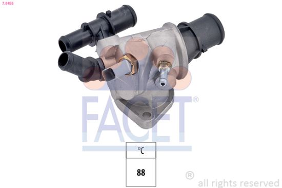 Obrázok Termostat chladenia FACET Made in Italy - OE Equivalent 78495