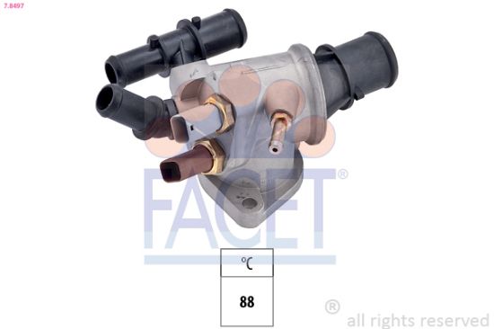 Obrázok Termostat chladenia FACET Made in Italy - OE Equivalent 78497