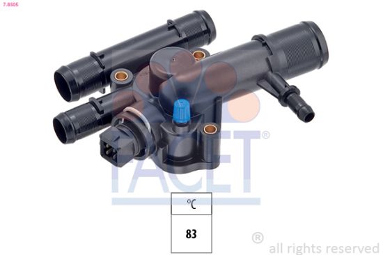 Obrázok Termostat chladenia FACET Made in Italy - OE Equivalent 78505