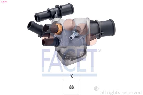 Obrázok Termostat chladenia FACET Made in Italy - OE Equivalent 78571