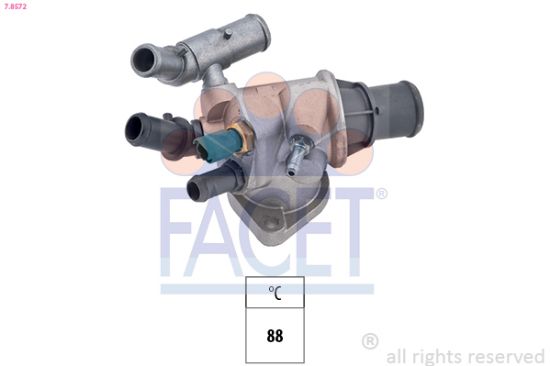 Obrázok Termostat chladenia FACET Made in Italy - OE Equivalent 78572