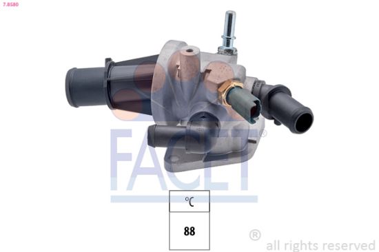 Obrázok Termostat chladenia FACET Made in Italy - OE Equivalent 78580
