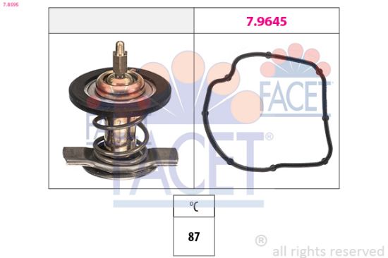 Obrázok Termostat chladenia FACET Made in Italy - OE Equivalent 78595