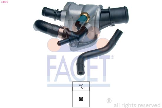Obrázok Termostat chladenia FACET Made in Italy - OE Equivalent 78675