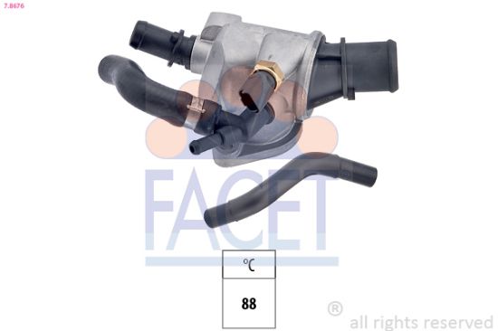 Obrázok Termostat chladenia FACET Made in Italy - OE Equivalent 78676