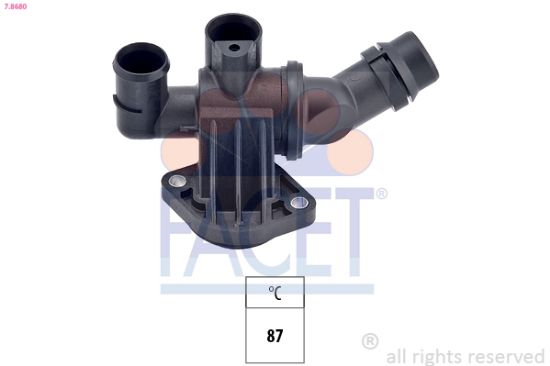 Obrázok Termostat chladenia FACET Made in Italy - OE Equivalent 78680