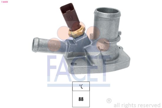 Obrázok Termostat chladenia FACET Made in Italy - OE Equivalent 78699