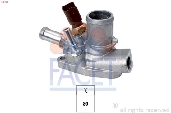 Obrázok Termostat chladenia FACET Made in Italy - OE Equivalent 78701