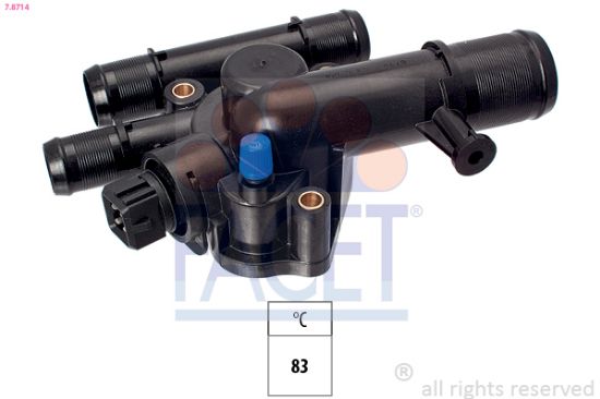 Obrázok Termostat chladenia FACET Made in Italy - OE Equivalent 78714