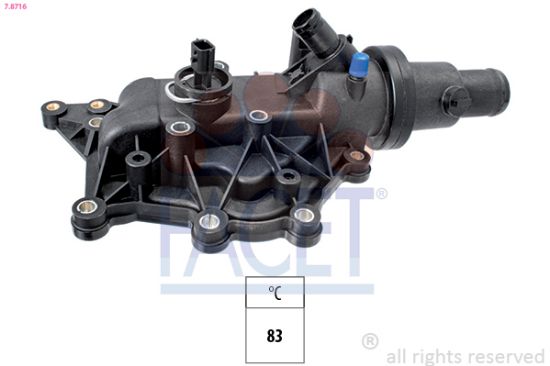 Obrázok Termostat chladenia FACET Made in Italy - OE Equivalent 78716