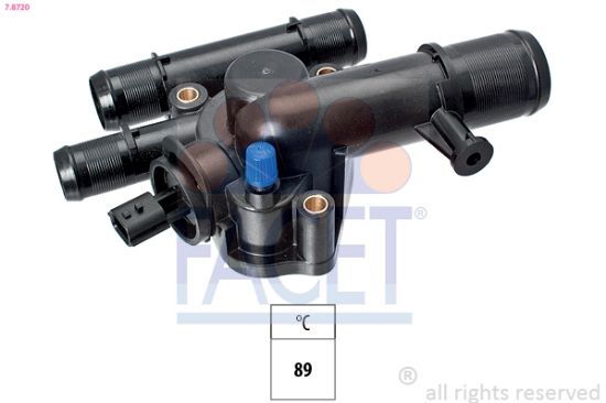 Obrázok Termostat chladenia FACET Made in Italy - OE Equivalent 78720