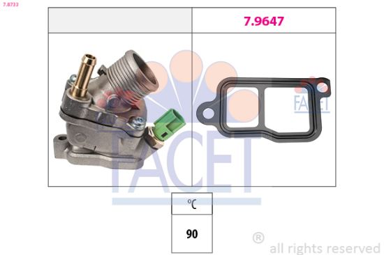 Obrázok Termostat chladenia FACET Made in Italy - OE Equivalent 78733