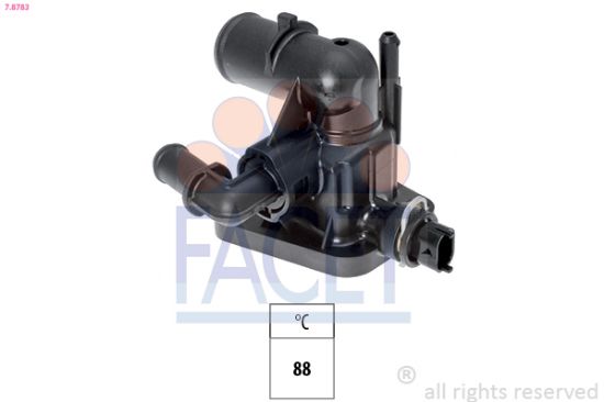 Obrázok Termostat chladenia FACET Made in Italy - OE Equivalent 78783