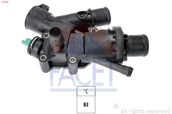 Obrázok Termostat chladenia FACET Made in Italy - OE Equivalent 78790
