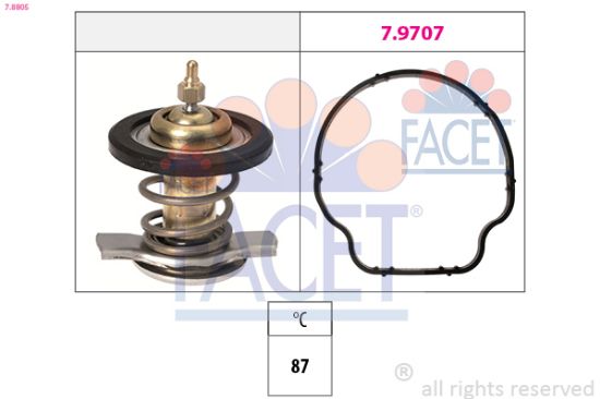 Obrázok Termostat chladenia FACET Made in Italy - OE Equivalent 78805