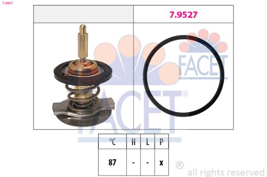 Obrázok Termostat chladenia FACET Made in Italy - OE Equivalent 78807