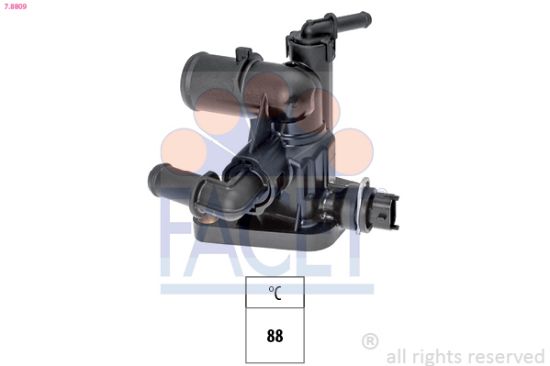Obrázok Termostat chladenia FACET Made in Italy - OE Equivalent 78809