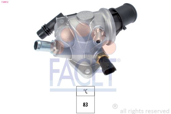 Obrázok Termostat chladenia FACET Made in Italy - OE Equivalent 78812