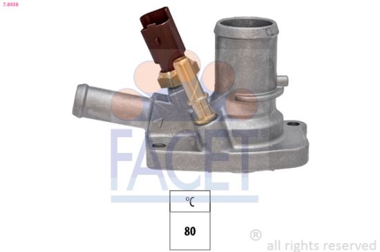Obrázok Termostat chladenia FACET Made in Italy - OE Equivalent 78938