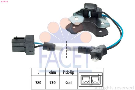 Obrázok Snímač impulzov zapaľovania FACET Made in Italy - OE Equivalent 849631