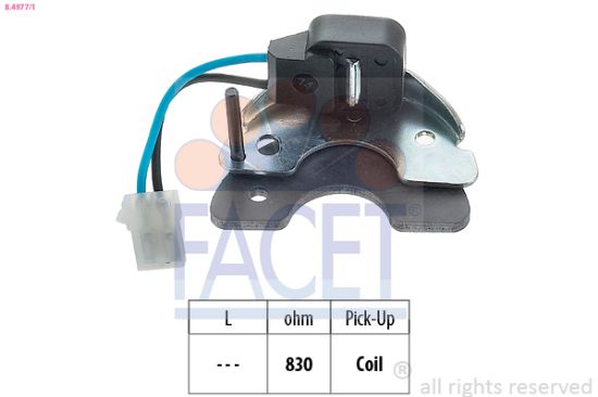 Obrázok Snímač impulzov zapaľovania FACET Made in Italy - OE Equivalent 849771