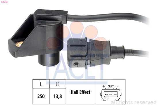 Obrázok Snímač polohy vačkového hriadeľa FACET Made in Italy - OE Equivalent 90245