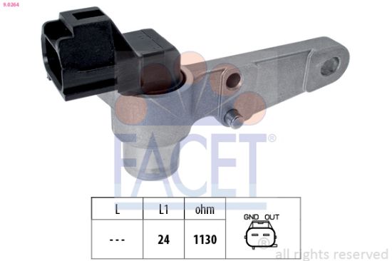 Obrázok Snímač polohy vačkového hriadeľa FACET Made in Italy - OE Equivalent 90264