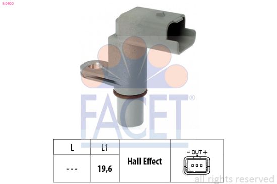 Obrázok Snímač polohy vačkového hriadeľa FACET Made in Italy - OE Equivalent 90400