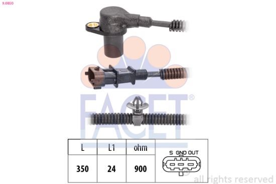 Obrázok Senzor klepania FACET Made in Italy - OE Equivalent 93032
