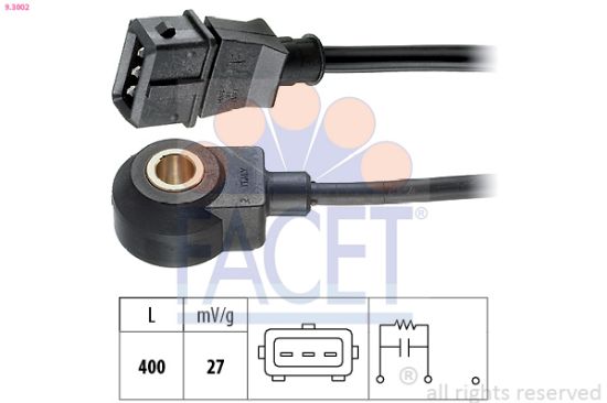 Obrázok Senzor klepania FACET Made in Italy - OE Equivalent 93002