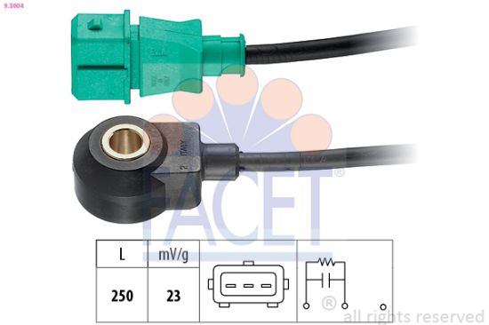 Obrázok Senzor klepania FACET Made in Italy - OE Equivalent 93004
